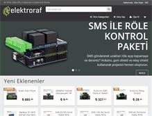 Tablet Screenshot of elektroraf.com